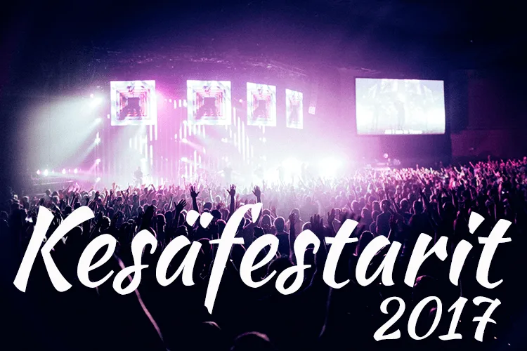 festarit kesä 2017 Elokuu