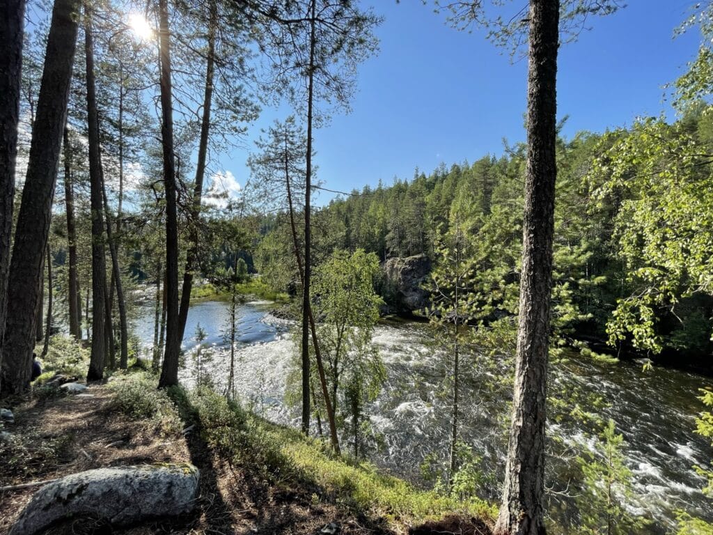 Kaunis näkymä vaelluksella