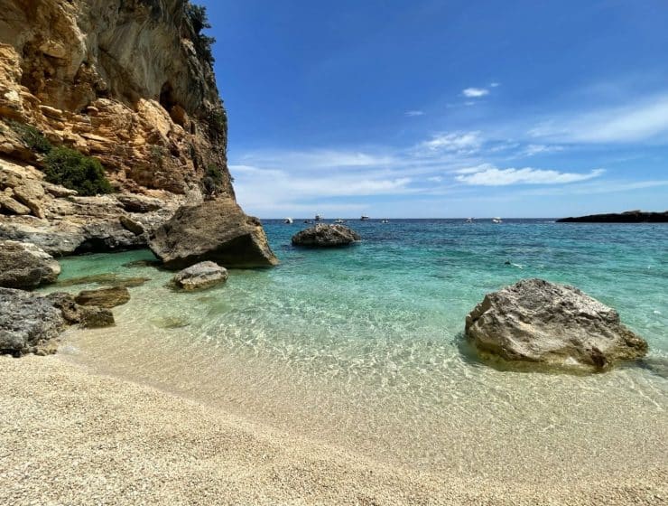 Ranta näkymä Sardinian matkalta