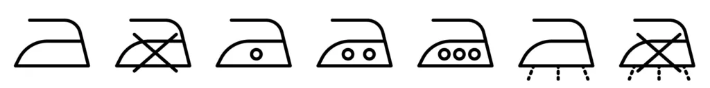 Silityssymbolit-pyykkihuolto