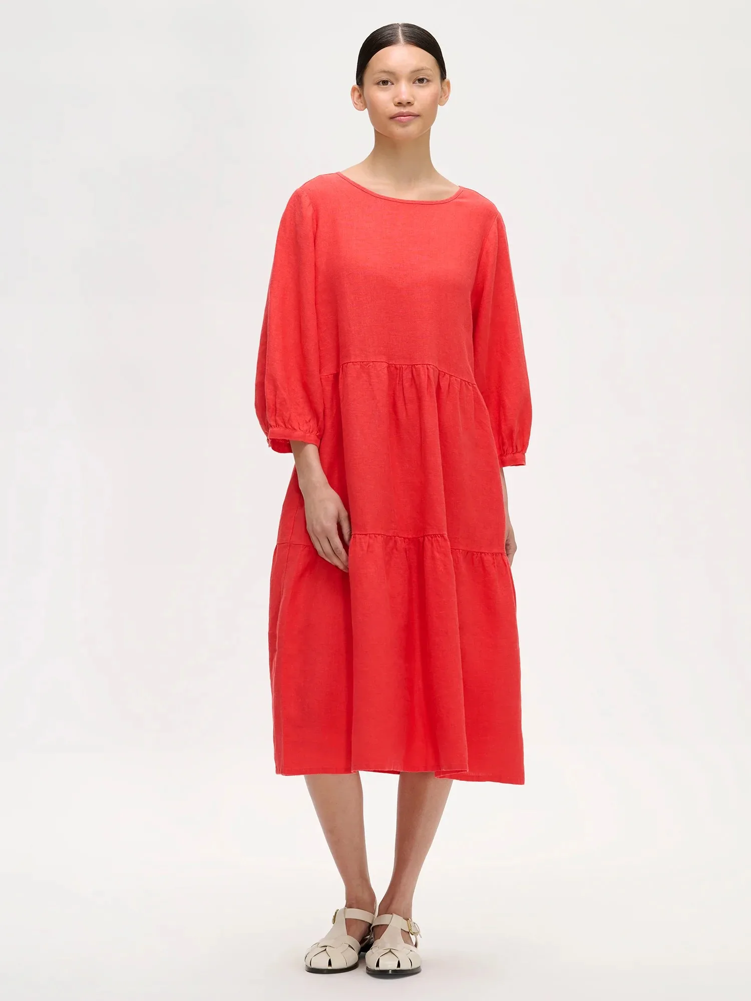 29100-Nanso-Saralia-naisten-mekko-7029-punainen-1