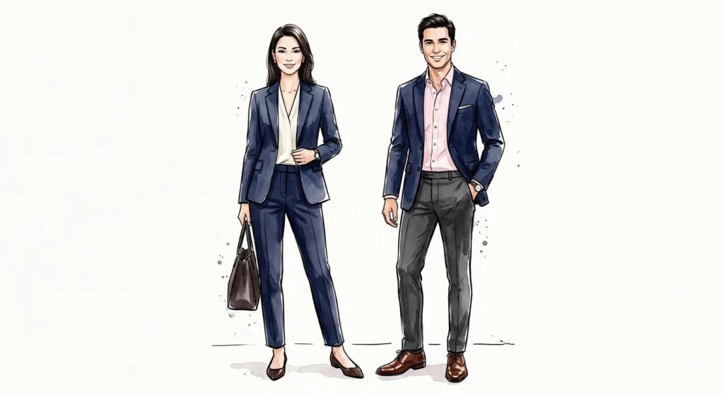 Business Casual-pukukoodi