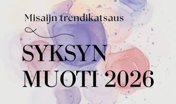 Syksyn muoti 2026