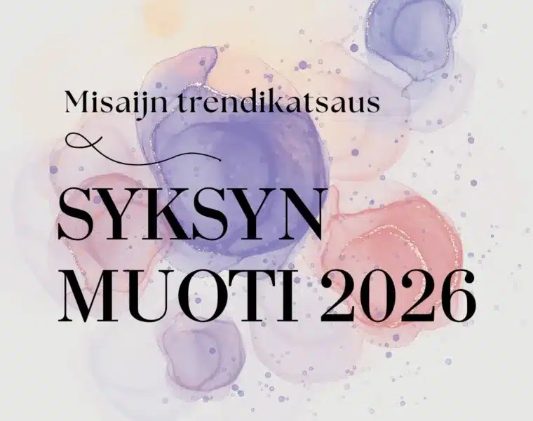 Syksyn muoti 2026