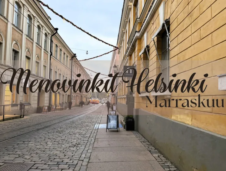 Mitä tehdä Marraskuussa Helsingissä. Menovinkkejä. Kuvassa kävelykatu Helsingissä marraskuussa.